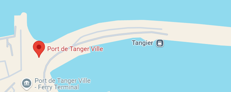 Tanger Ville Port map